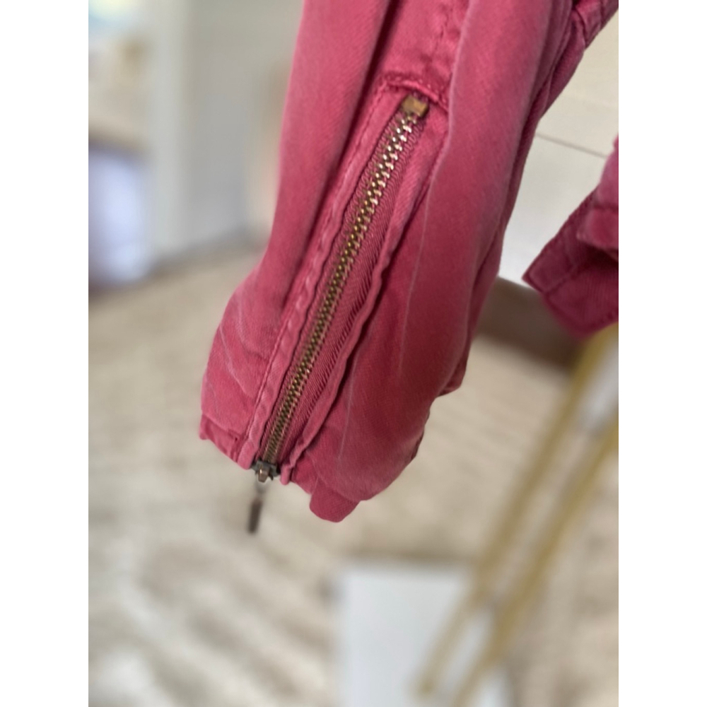 Max Jeans Zip Moto Jacket Pockets Autumn Fall Winter City Streetwear Boho Travel - Picture 9 of 12